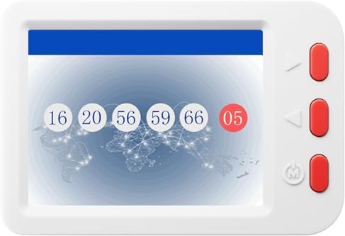 Macchina automatica per palline della lotteria, selezionatore di numeri alimentato tramite USB, generatore di numeri fortunati alimentato dall'intelligenza artificiale per regali