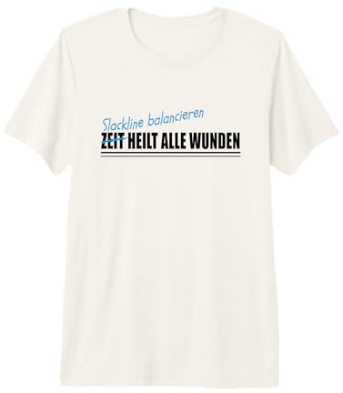 Slackline BALANCIEREN Slackliner Premium T-Shirt