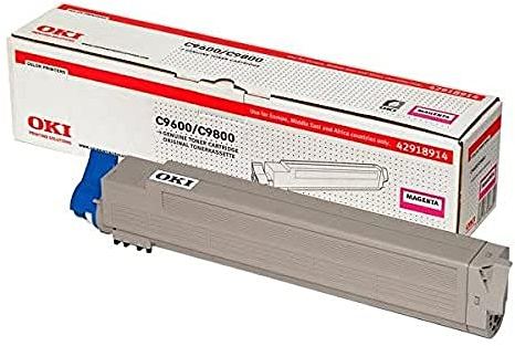 OKI 42918914 C9600, C9650, C9800, C9850 Tonerkartusche 15.000 Seiten, magenta