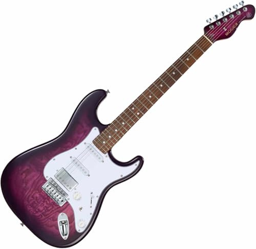 Mooer MSC20 Pro Guitar - Prune Purple