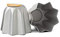 Decora 0062683 Stampo mini pandorino in alluminio anodizzato, Argento, Ø 7,5 X 6,5 cm, 1 pezzo