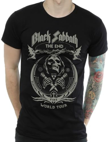 Black Sabbath Men's The End World Tour T-Shirt