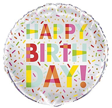 Folien-Geburtstags-Luftballon - 45 cm - Donut-Party