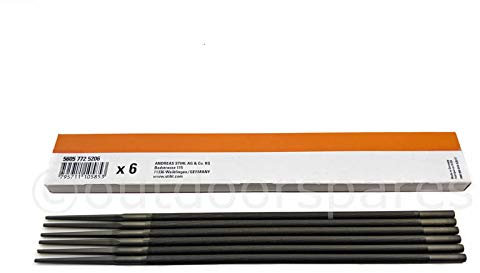 Outdoor Spares Stihl - Lima per motosega, 5,2 mm, confezione da 6 catene Pro da 3/8 5605 772 5206