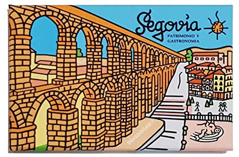 DONSOUVENIR MAGNETICO Segovia Modelo: Patrimonio Y GASTRONOMIA.
