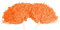 Keenso Cheerleading Pompons, 2 stücke PE Cheerleading Pompons Sport Party Tanzwedel Cheerleader Pompons für Stadion, Party, Feiertag feiern, Bühnenleistung(Orange)