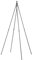 Garden Gear 1.8 Metre Tepee Trellis Obelisk, Metal Outdoor Climbing Plant Support, Weather Resistant (1)