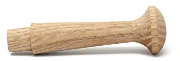 Oak 2.5-Inch Medium Unfinished Shaker Pegs Includes Tenon Length of 3/8-Inch (10-Pack)