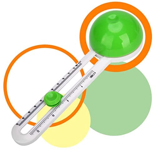 Taglierina Circolare Rotante Taglio Coltello Circle Cutter Circular Paper Trimmer Scrapbooking Cards Cutters Craft Supplies (Green)