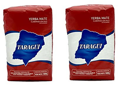 Lote de 2 unidades Yerba mate – Taragui – Paquete de 1 kg