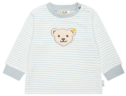 Steiff Unisex Baby Kapuze Sweatshirt, Celestial Blue, 80