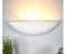 YASTA Applique Lampada Parete Gesso Bianco Moderno Coppa Attacco E27 Verniciabile 5036