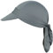 FRSOHEWIN Bandana Cycling Cap Unterziehmütze Kopfbedeckung Mit Schirm Leichte Sommer Mütze Atmungsaktiv Pirat Kappe für Bikertuch Segeln Wandern Gartenarbeiten Herren Damen Grau
