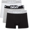 DKNY Uomo, Boxers, Nero/Grigio Bianco, Confezione da 3, Medio