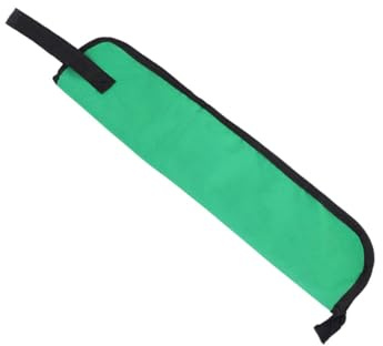 Sac de baguettes de tambour, tissu Oxford résistant à l'eau baguettes de tambour de marche support suspendu pochettes de rangement maillet de percussion mallette de batterie(vert)