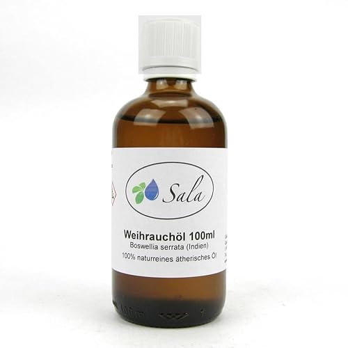Sala Weihrauchöl Indien ätherisches Öl naturrein 100 ml Glasflasche