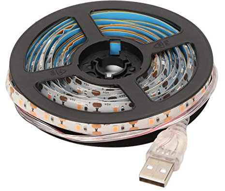 TOPINCN Pianta Coltiva La Luce Striscia A Spettro Completo Impermeabile LED Coltiva Le Luci USB Alimentato LED Crescita delle Piante Lampada per Fai da Te Coltiva La Tenda 5V (3 Metri /