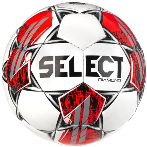Select Diamond FIFA Basic V23 Ball 120068, Unisex, Fußball, White/Red/Black, 5