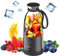 Batidora Portatil, 500ml Licuadora, USB Recargable Mini Licuadora Portatil Multifuncional, con 6 Cuchillas, Licuadoras para Zumos y Batidos para Viajes, Oficina, Camping