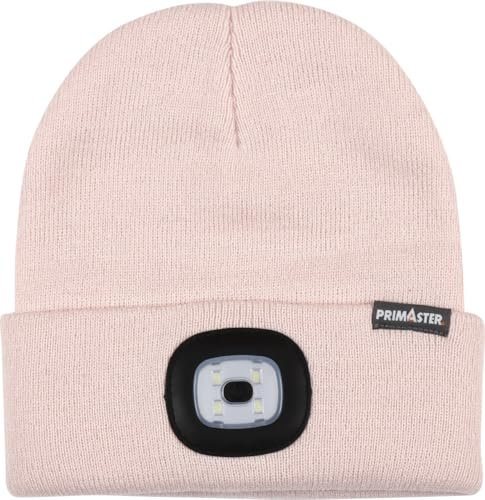 Primaster Mütze Beanie mit LED-Licht Laden per USB Mütze