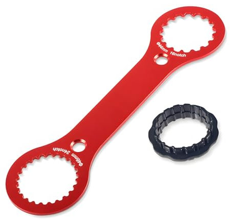 Aluminum Alloy BB Axis Wrench - Multifunctional Cassette & Bottom Bracket Removal Tool - DUB/TL-FC32 25 24 Adapter