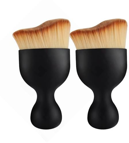 2 Pcs Car Interior Dust Sweeping Soft Brush with Opp Bag,Washable Car Interior Cleaning Brush,Dense Fine Fiber Car Interior Brush,very Soft Bristle Car Detailing Brushes,for Panels,Air Vent Cleaning