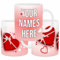 lepni.me Personalised Mug with Your Own Name Photo Text or Initial | Custom Ceramic Cup for Coffee Tea | Birthday Gift with Heart (Hearts Gifts)