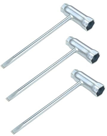 Flaconi 3PCS Auto-Kettensägenschlüssel,Zündkerzenschlüssel,Motorsägen Zubehör,Kettensäge Zubehör,Motorsägenschlüssel,Kettensägenschlüssel,Motosägenschlüssel,Geeignet für Moped,Kettensäge,Gartenmäher