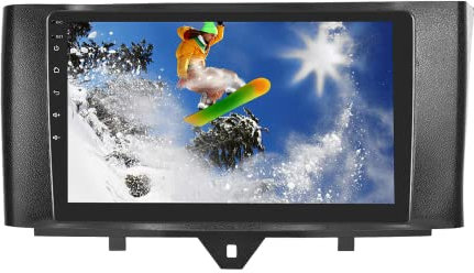 2GB 64GB Android Autoradio per Mercedes Benz Smart Fortwo 2011-2015 W451 Radio Carplay Wireless Android Auto, Hodozzy 9 Pollici Touch Screen GPS WiFi, Bluetooth FM/RDS, SWC, 2 Din Radio per Mercedes