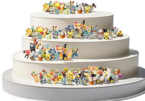 24 Stück Kuchen Dekoration, Tortendeko Figuren, Muffin Figure Deko,Cupcake Toppers Dekoration Adventskalender Box