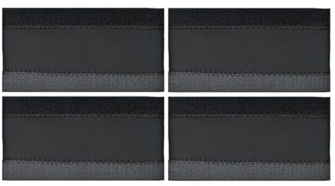 LACHT Kettenstrebenschutz 4Er Set Neopren, Fahrrad Ketten Schutz, Chain Guard Mountainbike, Rahmenschutz, Schwarz