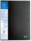 Exacompta - Réf. 88101E - 1 Protège-documents avec porte étiquette 3 faces Up Line - 10 pochettes - 20 vues - pour A4 - dimensions 24 x 32 cm - couverture en polypro rigide opaque - couleur noir