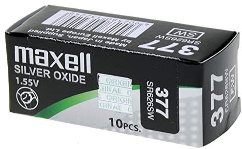 Maxell SR0626SW 377 - Batterie ossido d'argento. (10 unità)