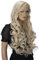 CAISHA 80cm Extra Langhaarige Perücke Voluminös Cosplay Party Wig Blond CP15