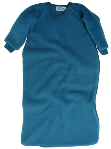 Reiff - Fleeceschlafsack mit Arm 116 in Pazifik - erstellt von Wollbody®