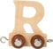 Buchstabenzug | Wunschname zusammenstellen | Holzeisenbahn | EbyReo® Namenszug aus Holz | personalisierbar | auch als Geschenk Set (Buchstabenzug R)