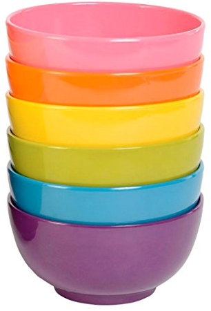 French Bull 72309 Melamin Mini Small Bowl Sets, Multicolor