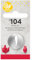 Wilton Douille à douille – 104 RVS pour poche à douille – Outils de décoration de gâteau DIY Accessoires de pâtisserie pâtisseries gâteaux muffins churros réutilisables passe au lave-vaisselle – -104