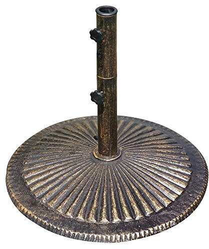 Blue Wave 50-lb Classic Cast Iron Umbrella Base in Bronze