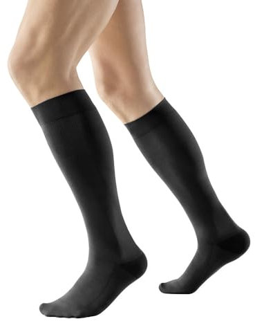 Bauerfeind VenoTrain Business AD CCL1 foot long Kompressionsstrümpfe M plus schwarz short