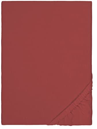biberna Feinbiber-Spannbetttuch 0002744 rost 1x 90x190 cm - 100x200 cm