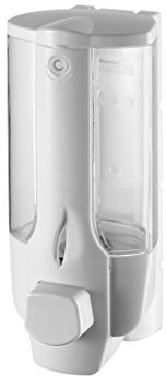 Bisk 72027 Seifenspender, ABS Weiss 350 ml