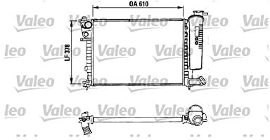 Valeo 730630 Radiateur, refroidissement du moteur