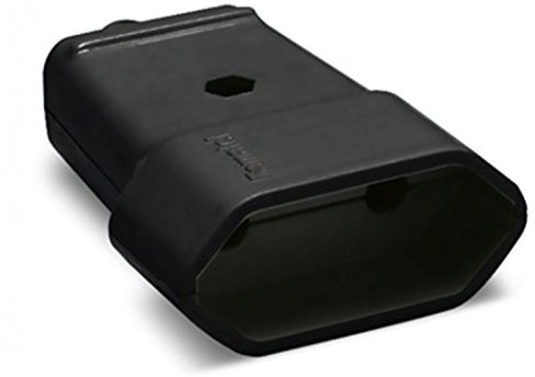 FAMATEL – Toma de corriente sin TT | 10A | 250V | Negro
