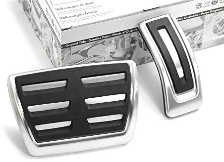 Audi A4 S4 (B9 8W) DSG Pedalkappen Set Original Interieur Tuning Kappen Alu Automatik