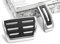 Audi A4 S4 (B9 8W) DSG Pedalkappen Set Original Interieur Tuning Kappen Alu Automatik