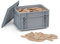 WFix Lamelles d’Assemblage Type Lamello 10 Taille 10 250 pièces Chevilles Plates en Bois de Hêtre dans un Coffret de Rangement EUROboîte Idéal pour Fraisage et Bricolage