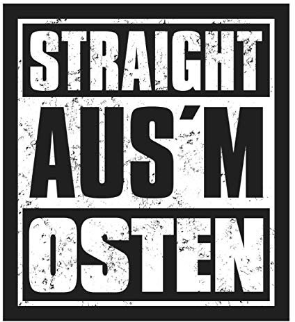 Aufkleber Ausm Osten (Wetterfest)