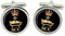 Gift Shop Sea Cadets SCC Trompeter Abzeichen Manschettenknöpfe in Chrom Verpackung