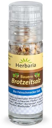 Herbaria Bauern Brotzeitsalz Mini-Mühle Bio (1 x 19 g)
